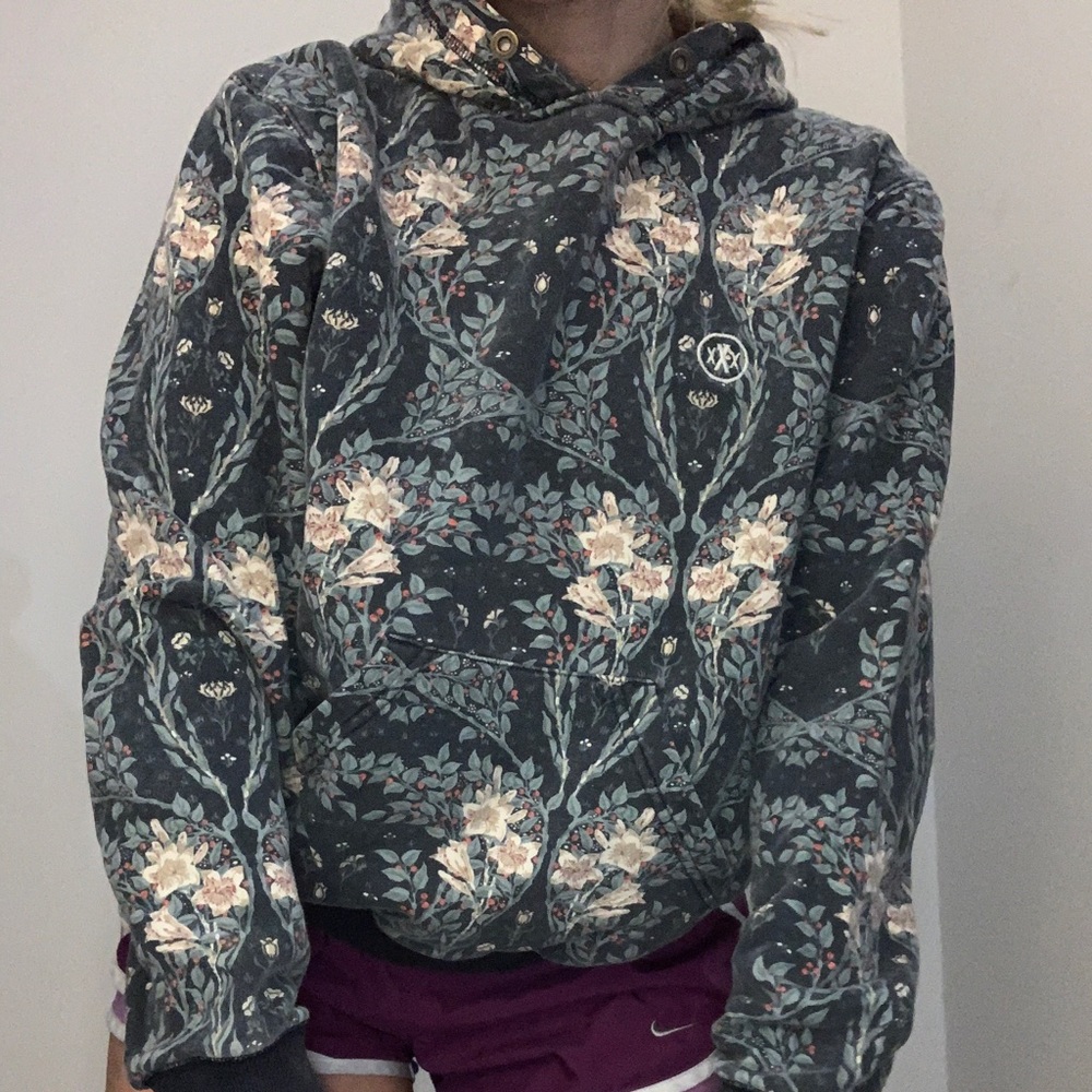 Floral hoodie